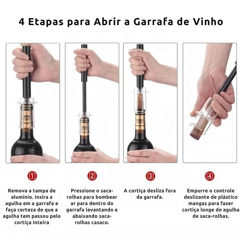 Abridor de Garrafas de Vinho