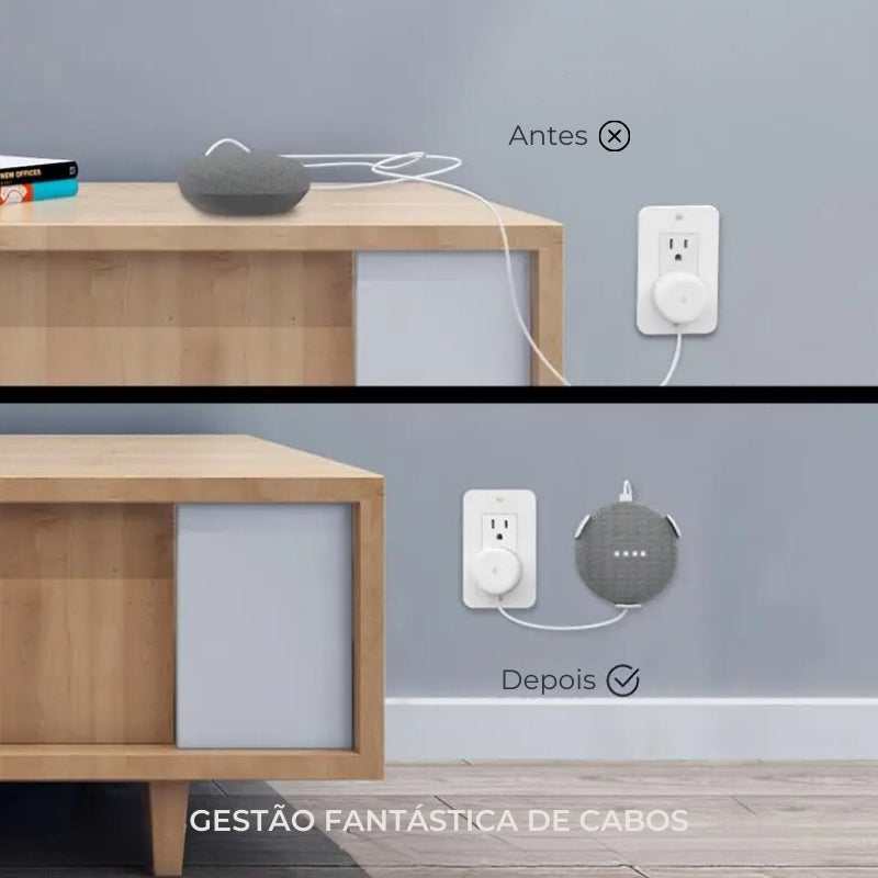 Suporte de Parede - Google Home Mini/Echo Dot