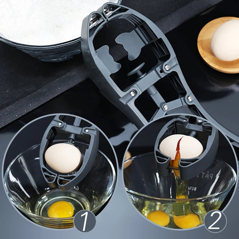 Kitchen Quick One-Handed Whisk Baking Peeling And Shelling Egg Opener Tool Manual Bake Tools Kitchen Gadget Accessories