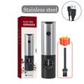 USB Rechargeable Electric Salt Pepper Grinder With Adjustable Roughness Freshly Ground Pepper Pepper Powder Grinder kitchen Tool