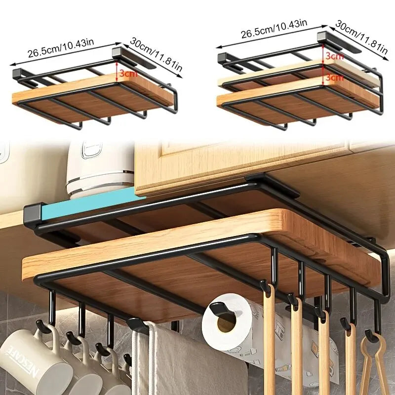 Organizador de Cozinha com Ganchos