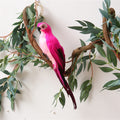 Simulation Bird Parrot Ornaments Artificial Handmade Fake Parrot Balcony Outdoor Courtyard Decorations Garden Landscape Decor