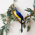 Simulation Bird Parrot Ornaments Artificial Handmade Fake Parrot Balcony Outdoor Courtyard Decorations Garden Landscape Decor